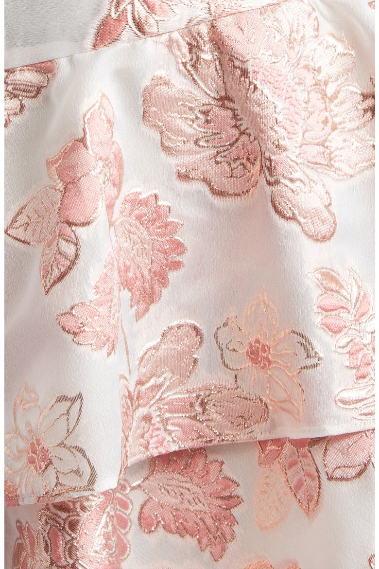 Loryn Floral Print Minidress, Alternate, color, ENGLISH ROSE