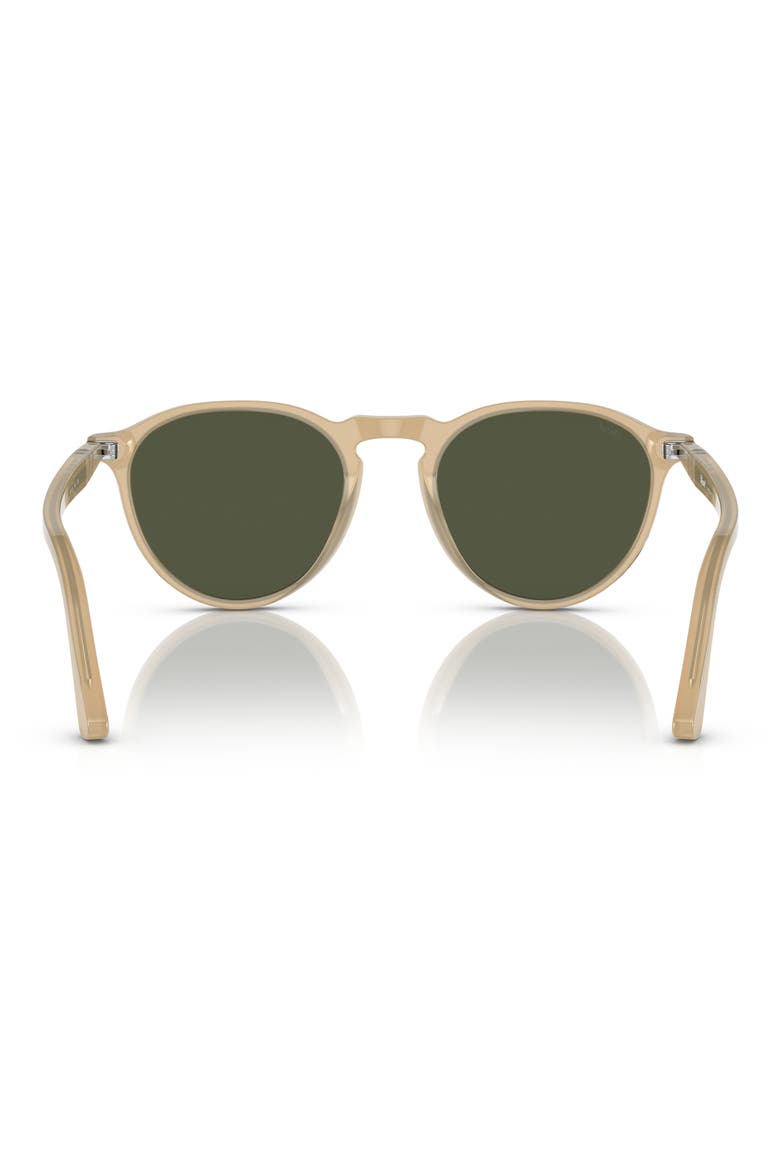 PO3286S 51mm Phantos Sunglasses, Alternate, color, BEIGE OPAL / GREEN
