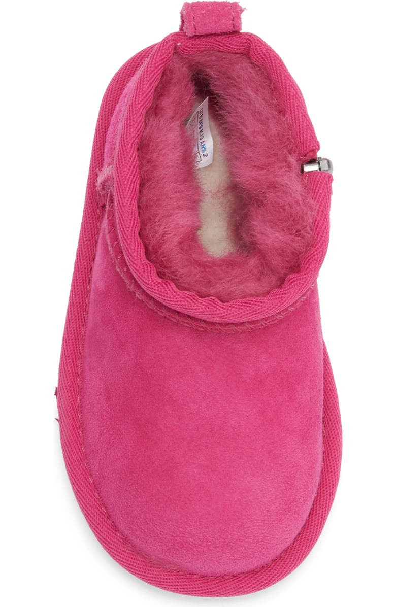 UGG<sup>®</sup> Kids' Classic Ultra Mini Water Resistant Boot, Alternate, color, Dark Peony