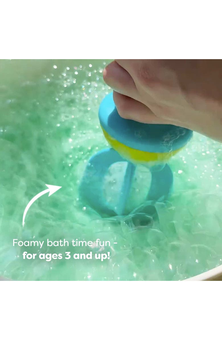HABA Toddler Bath Toys Bubble Bath Kids Whisk - for Kids' Sensory Play, Motor Skills, and Bath Time Fun, Blue, Alternate, color, Blue Multi