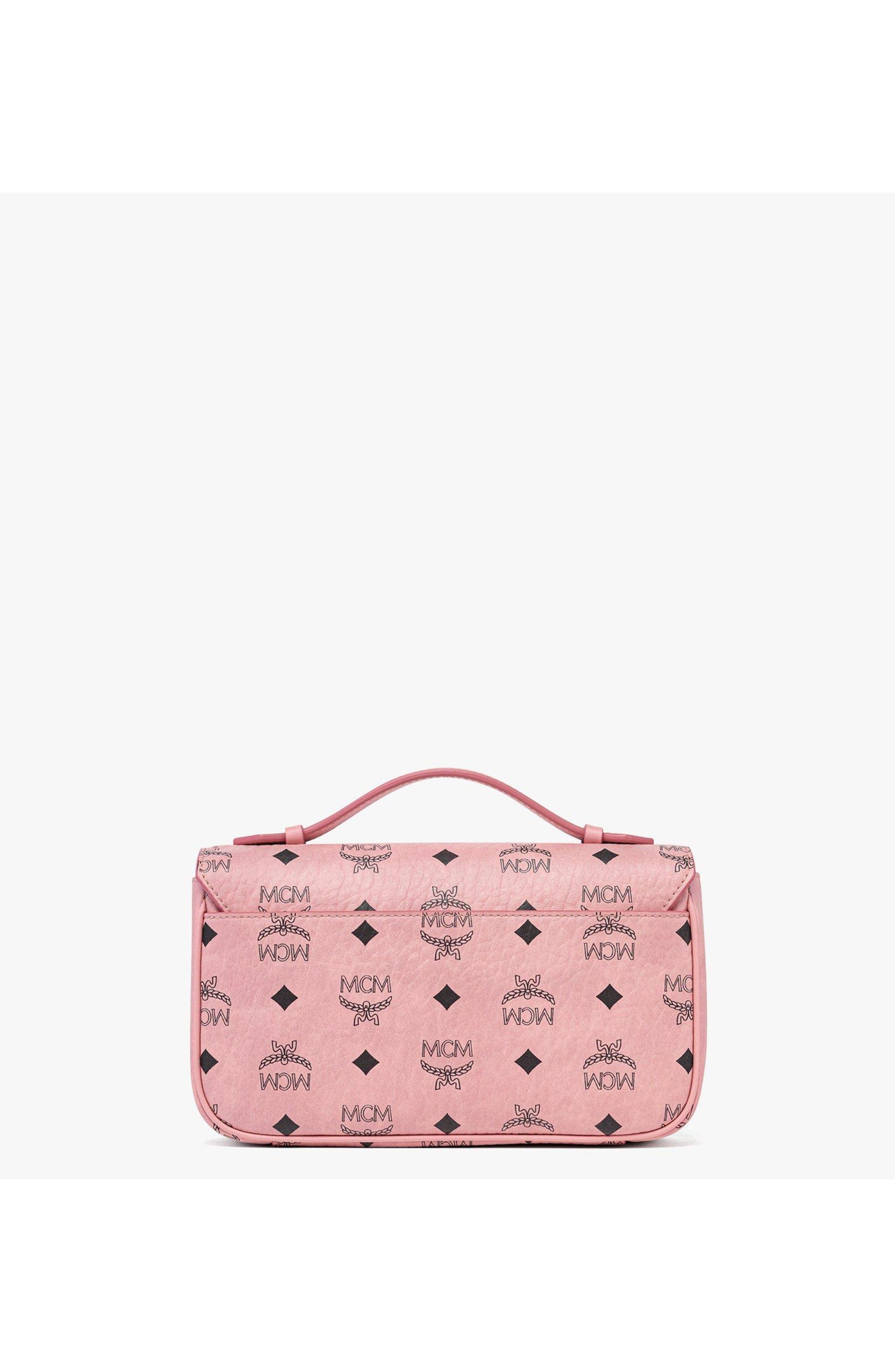 MCM Tracy Crossbody in Visetos, Alternate, color, Pink