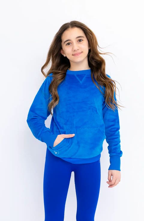 Minky Crewneck Sweatshirt - Tie Dye (Big Kid)