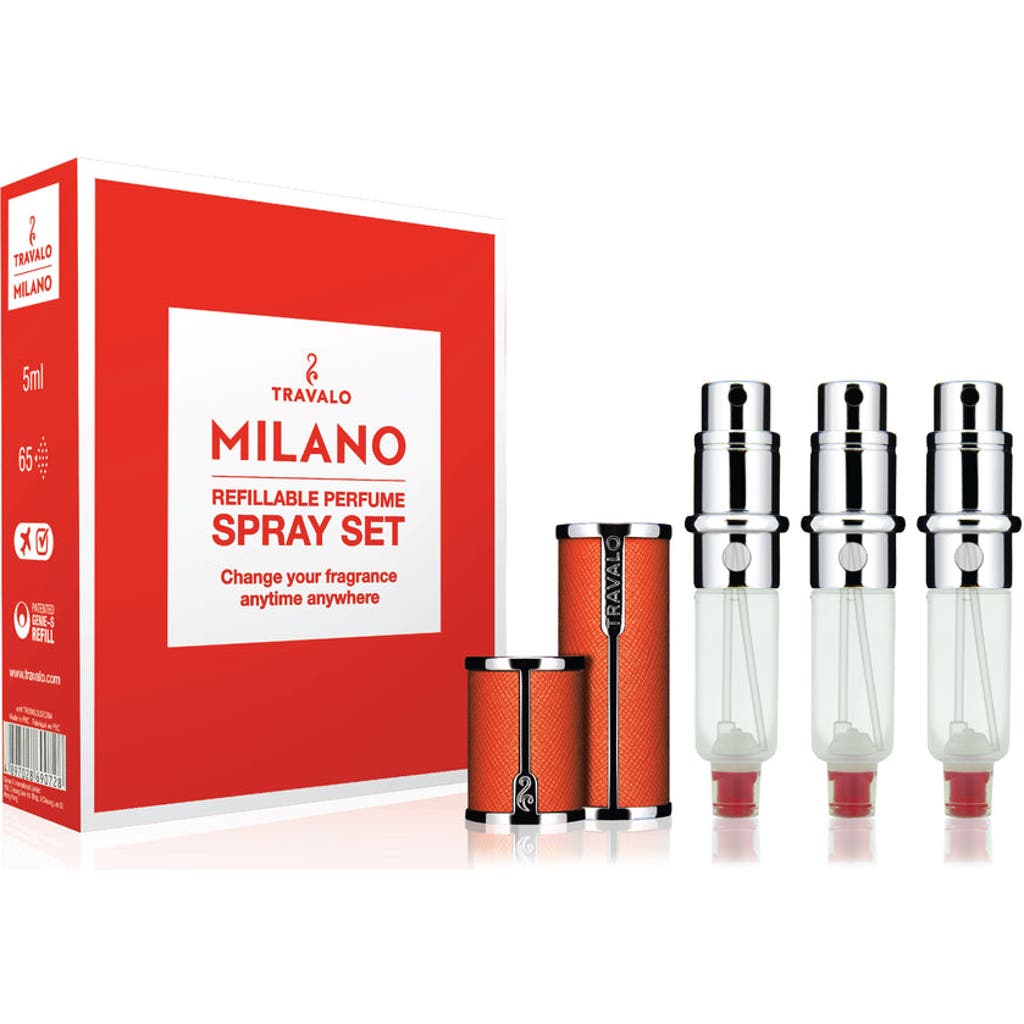 Travalo Milano Set In Orange
