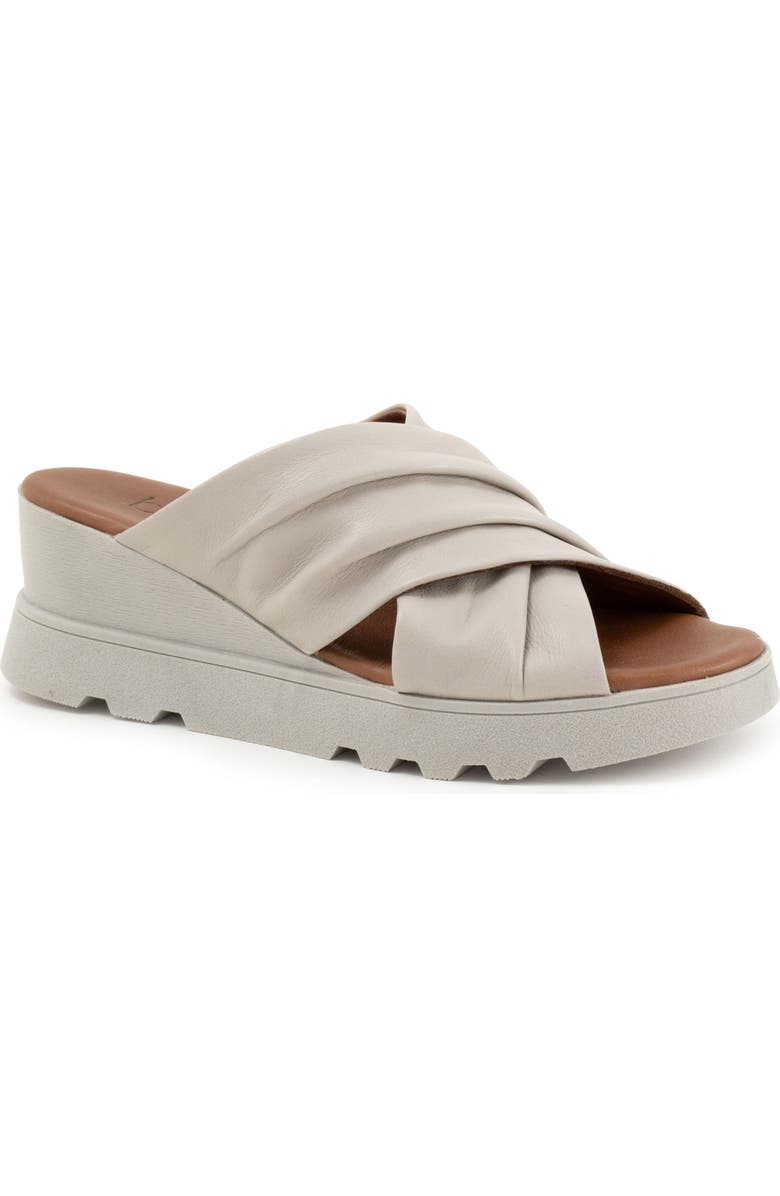 Bueno Gretchen Wedge Sandal, Main, color, Tusk