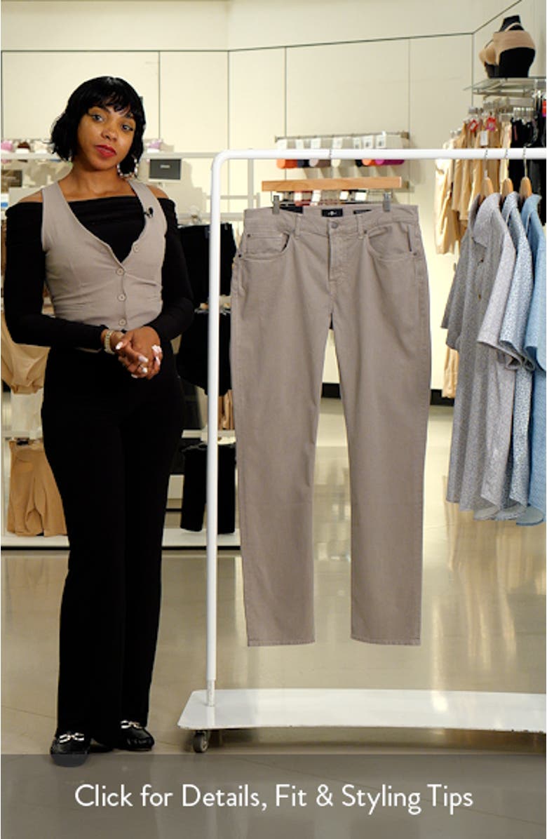 Comfort Sateen The Straight Leg Jeans, sales video thumbnail