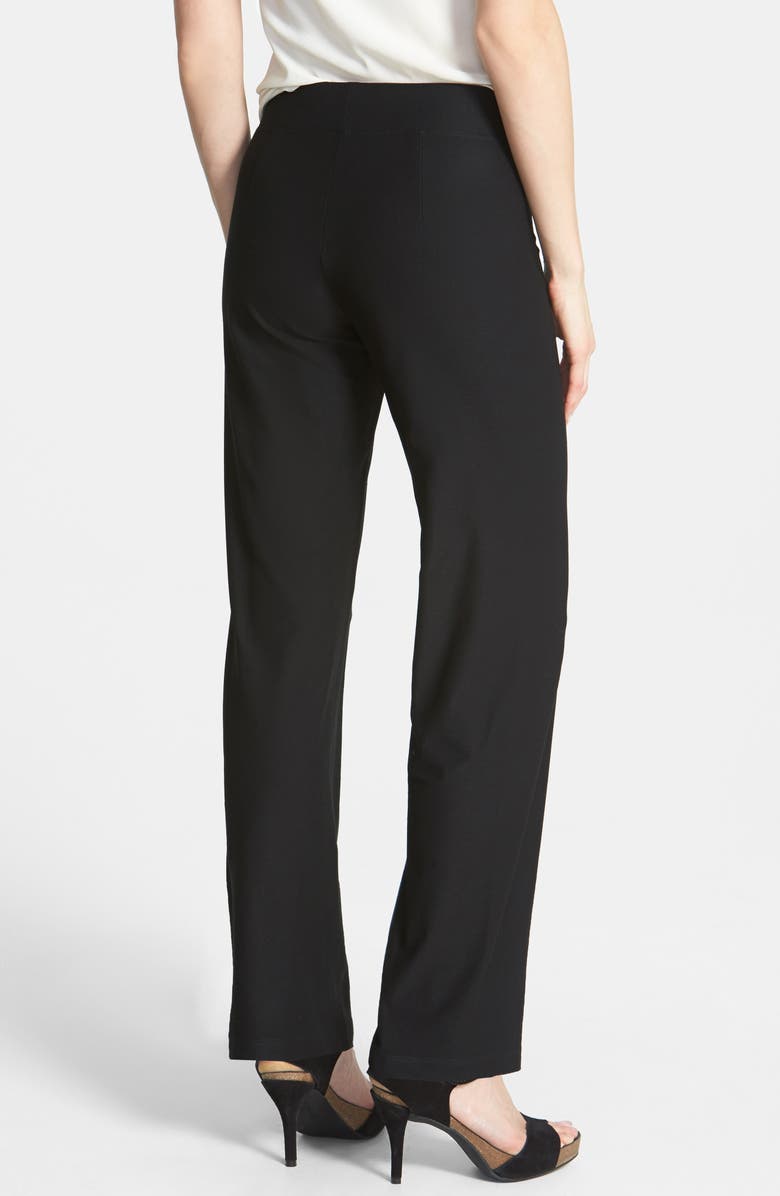 Eileen Fisher Straight Leg Crepe Pants, Alternate, color,