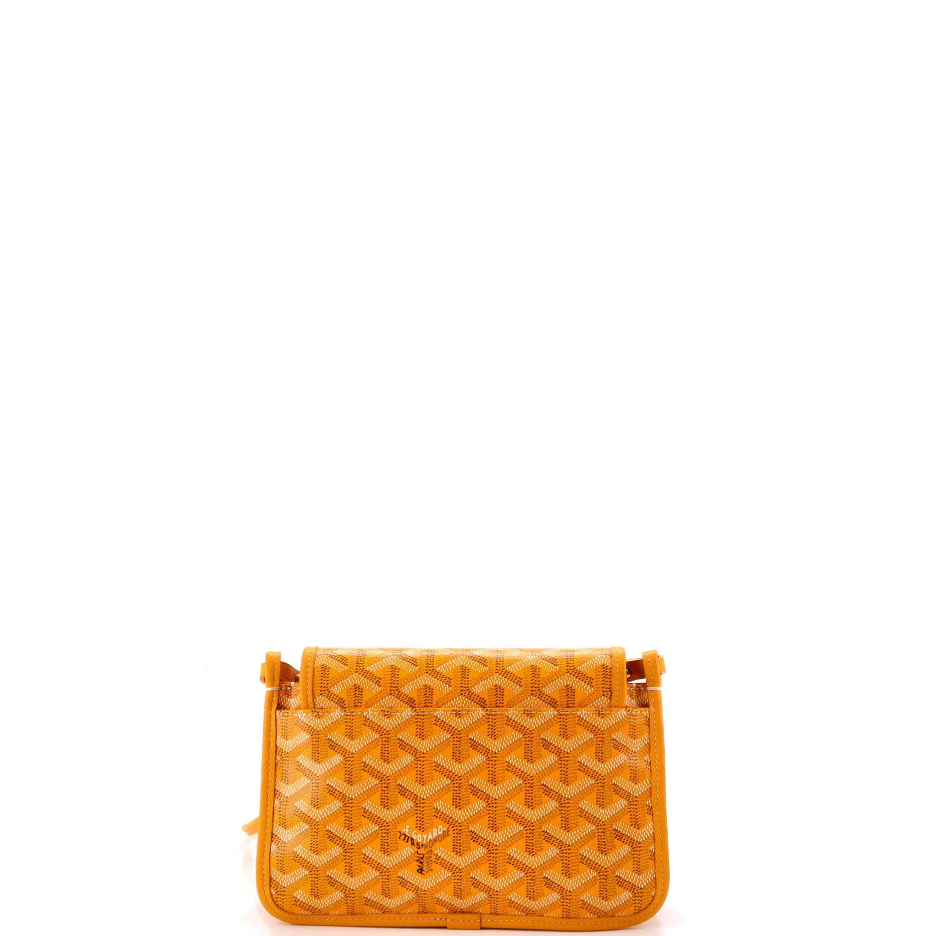Plumet Clutch Wallet Coated Canvas, Alternate, color, Yellow