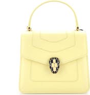 Pre-Owned Bvlgari Serpenti Forever Top Handle Bag Leather Small