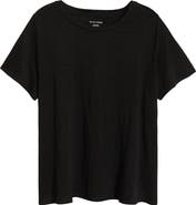Eileen Fisher Crewneck Organic Linen T-Shirt