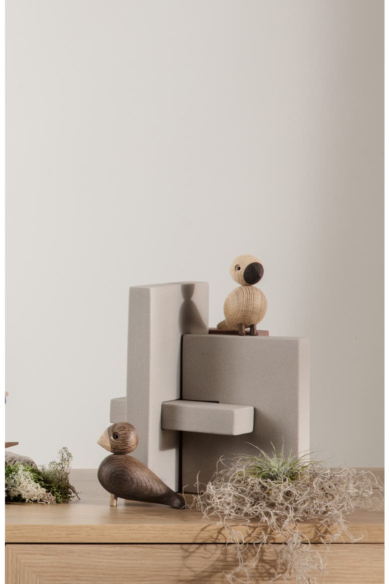 Kay Bojesen Lovebirds, Alternate, color, Oak/Smoked Oak