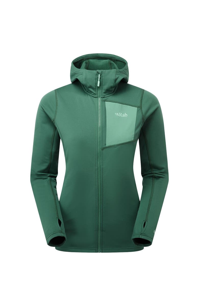 Rab Superflux Full-Zip Hooded Jacket - Women's, Alternate, color, Green Slate