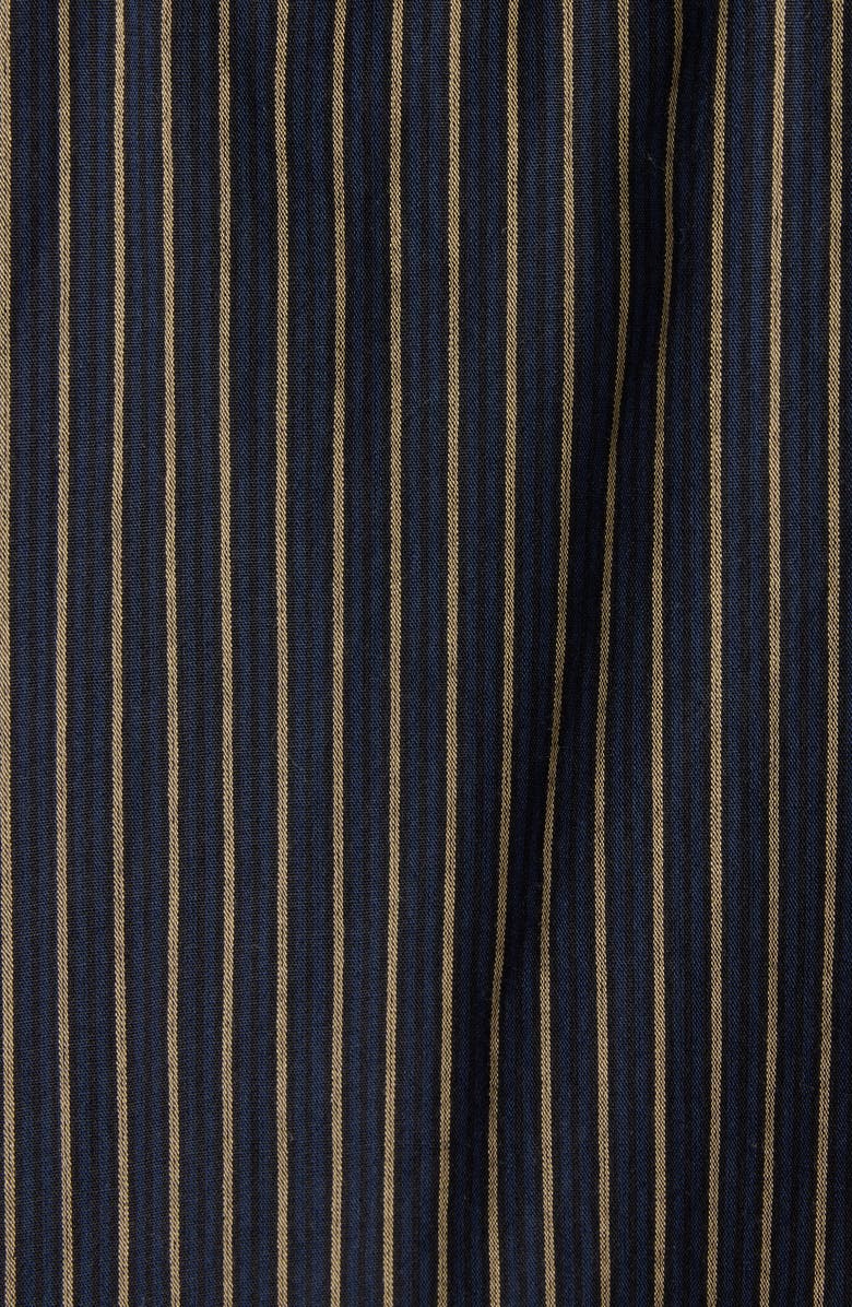 Isabel Marant Labilio Stripe Cotton Button-Up Shirt, Alternate, color, 