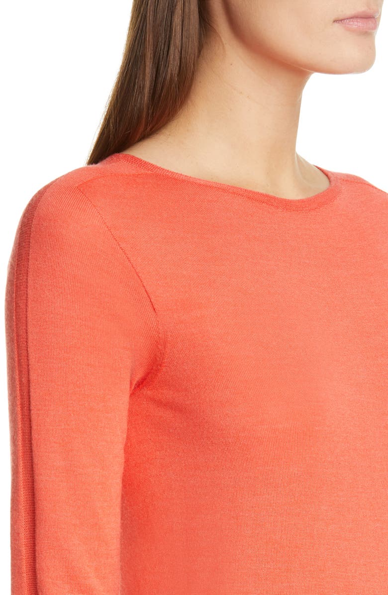 St. John Collection Elbow Sleeve Jersey Top, Alternate, color, 