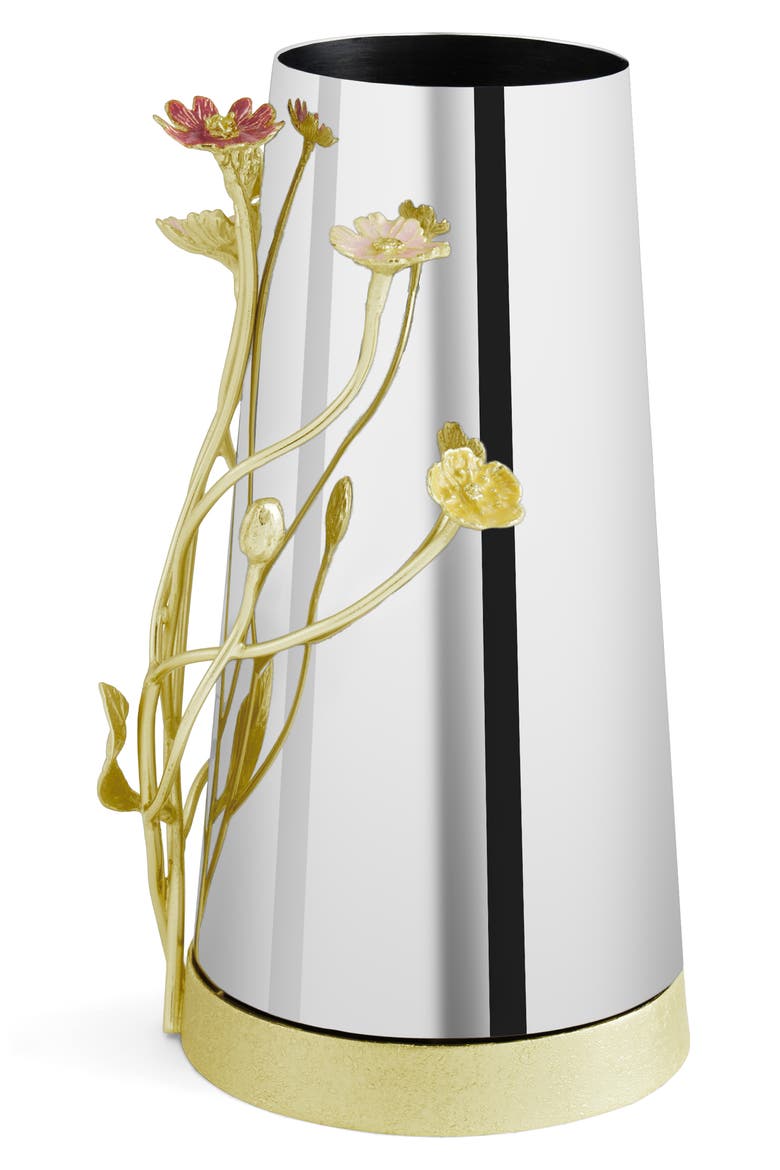 Wildflowers Medium Vase, Alternate, color, STAINLESS STEEL
