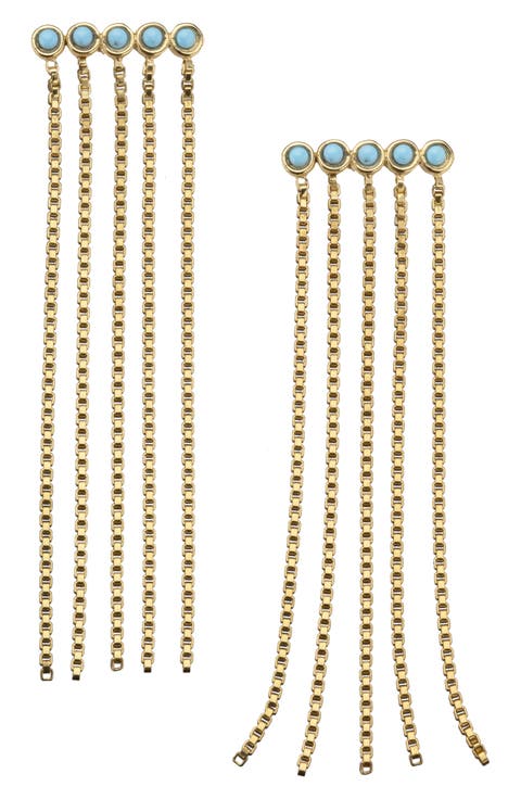 Sivan Fringe Drop Earrings