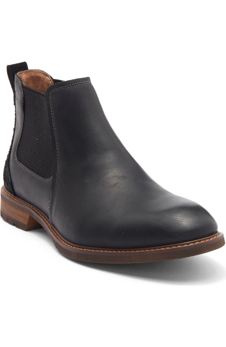 Florsheim Chalet Chelsea Boot, Main, color, Black Ch