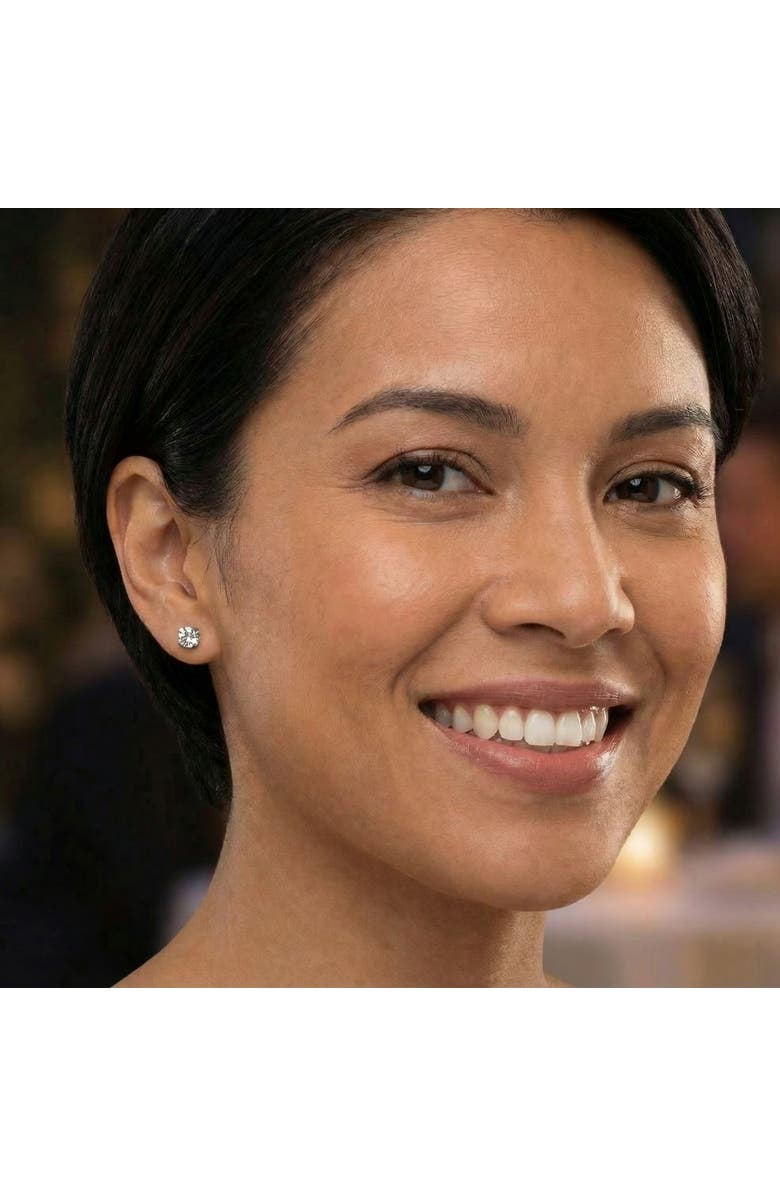 Bliss Diamond 1.50ct Lab Grown Diamond Studs 14k Gold Screw Backs, Alternate, color, 14K White Gold