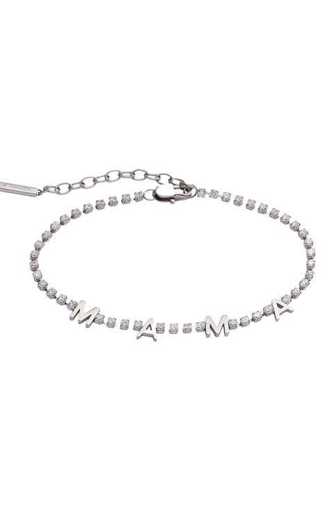 Mama Tennis Bracelet