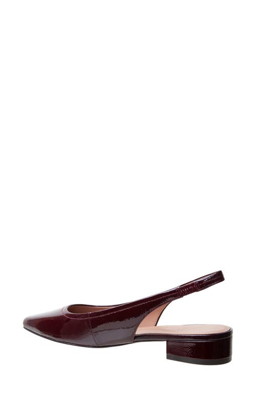 Linea Paolo Cielo Slingback Pump In Burgundy