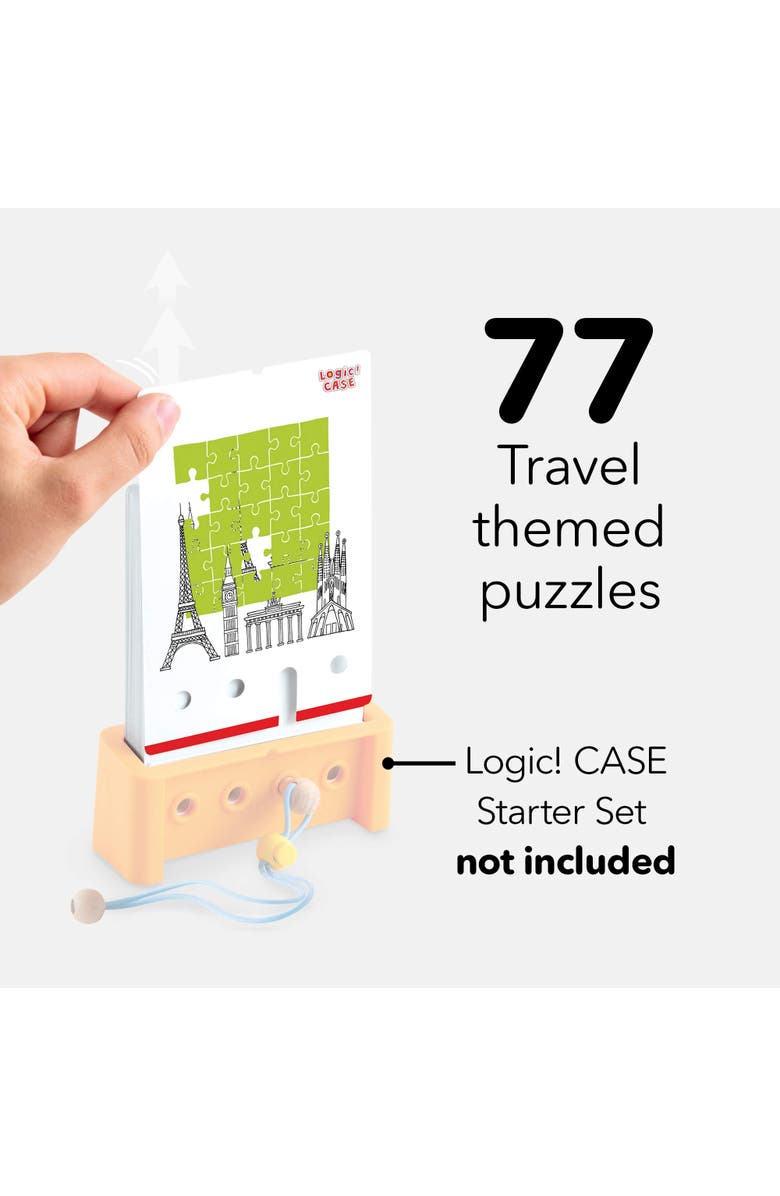 HABA Logic Case Extension Set Vacation & Travel Ages 7+ Travel Games, Learning Toys, Flash Cards for Kids, Brain Teaser Puzzle Games, Alternate, color, Multi