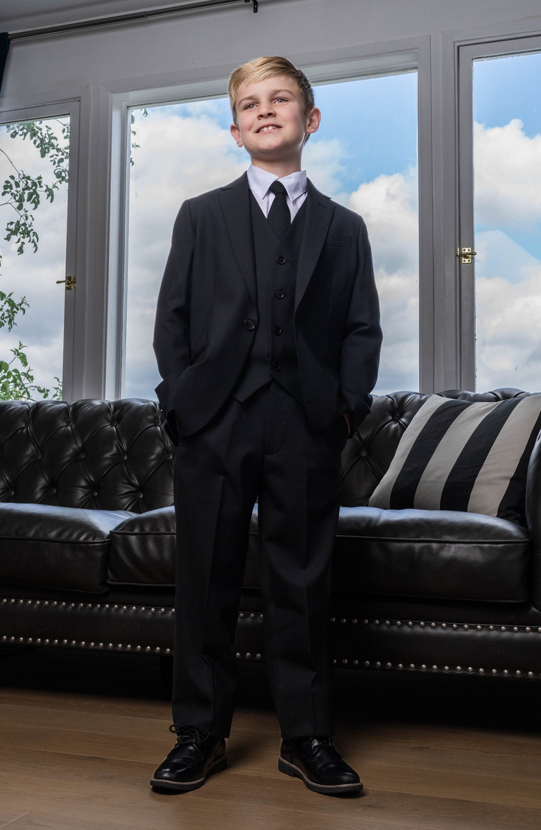 Peanut Butter Collection Luxor Suit, Alternate, color, Kem Black