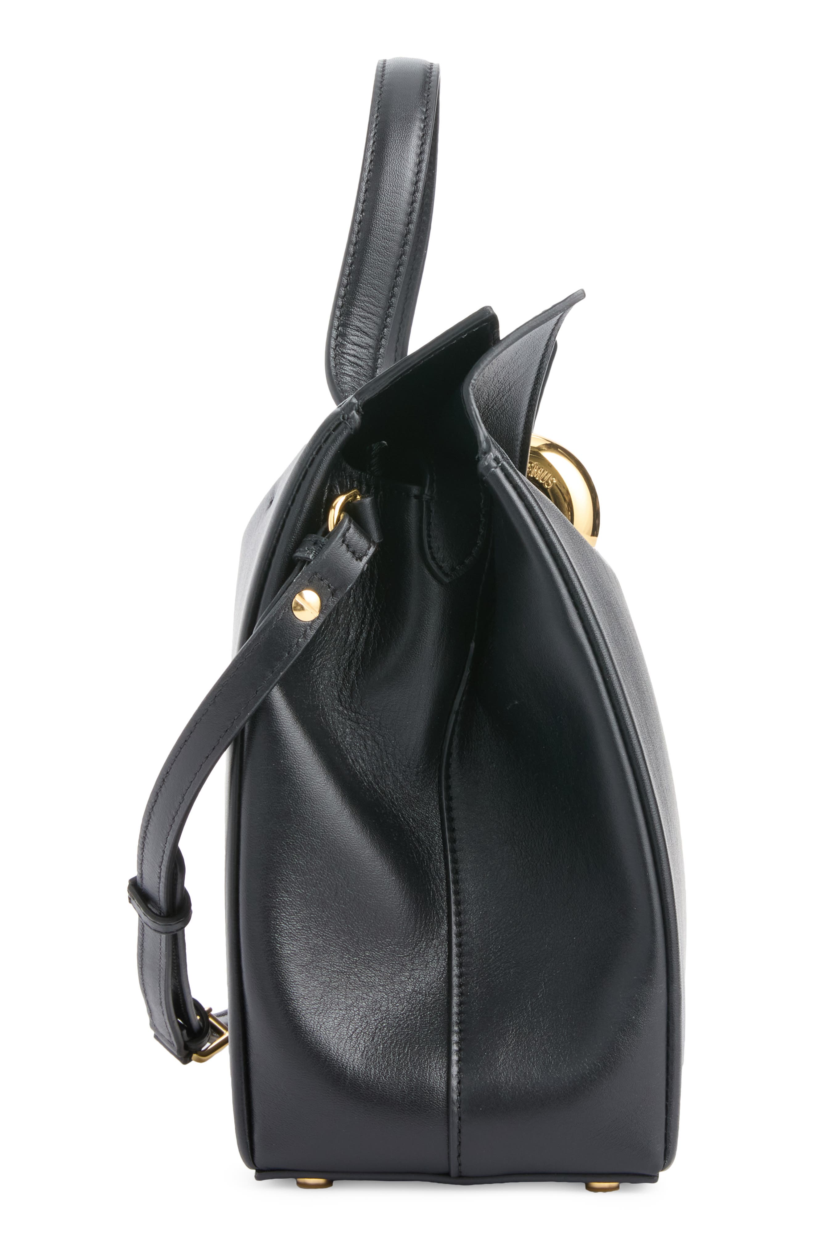 Le Valerie Top Handle Bag, Alternate, color, BLACK 990