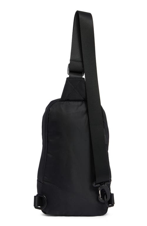 Original Penguin Sleek Convertible Slingbag In Black