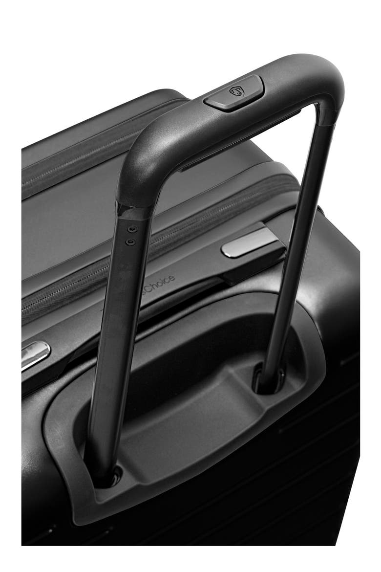 Mykel 22-Inch Carry-On Hardside Spinner Luggage, Alternate, color, BLACK
