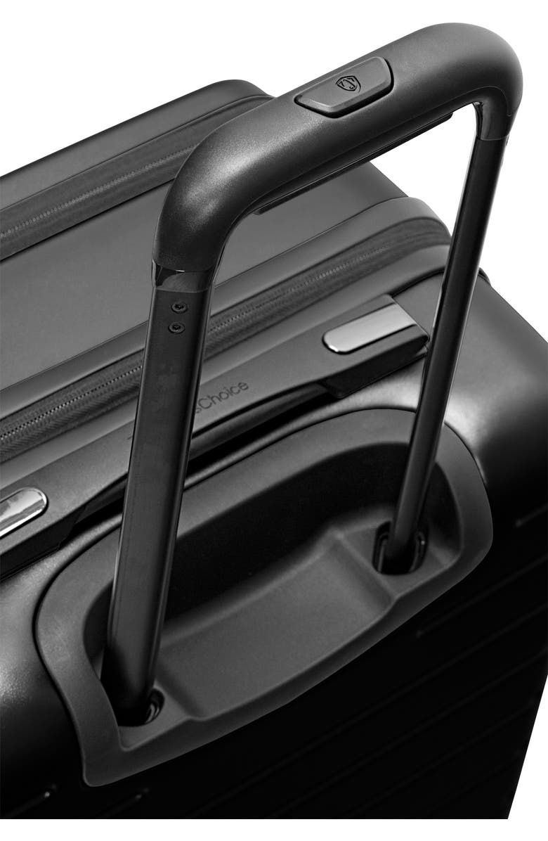 TRAVELERS CHOICE Mykel 22-Inch Carry-On Hardside Spinner Luggage, Alternate, color, Black