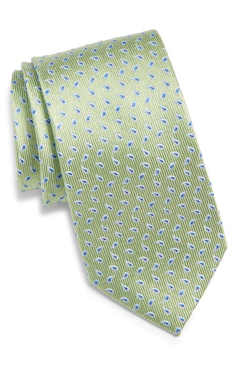 Neat Paisley Silk Tie