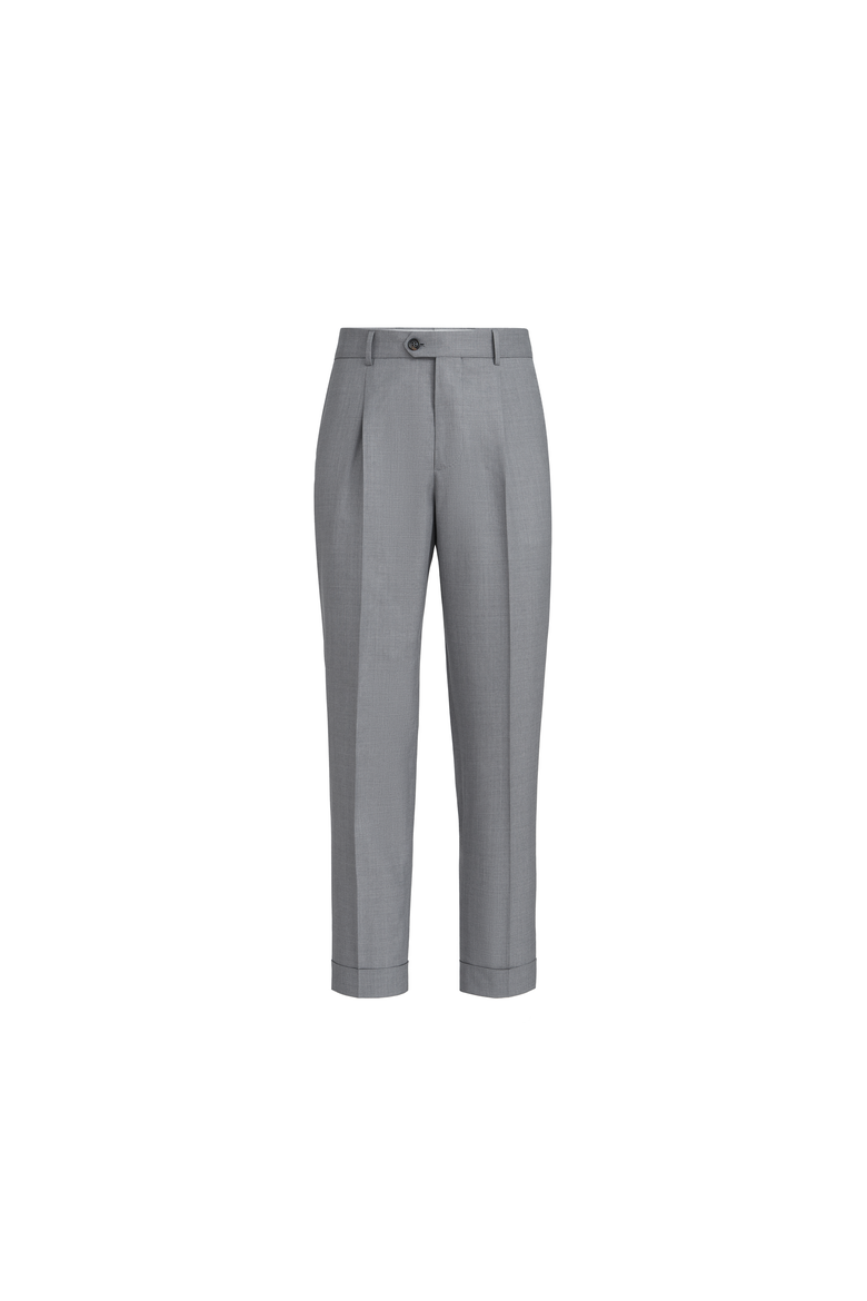 Hopsack trousers, Alternate, color, Grey