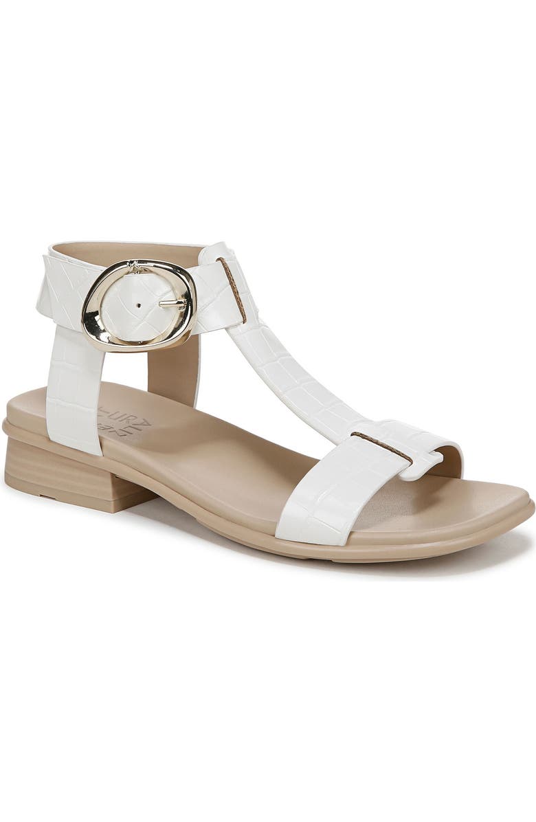 Naturalizer Brandy T-Strap Sandal, Main, color, White