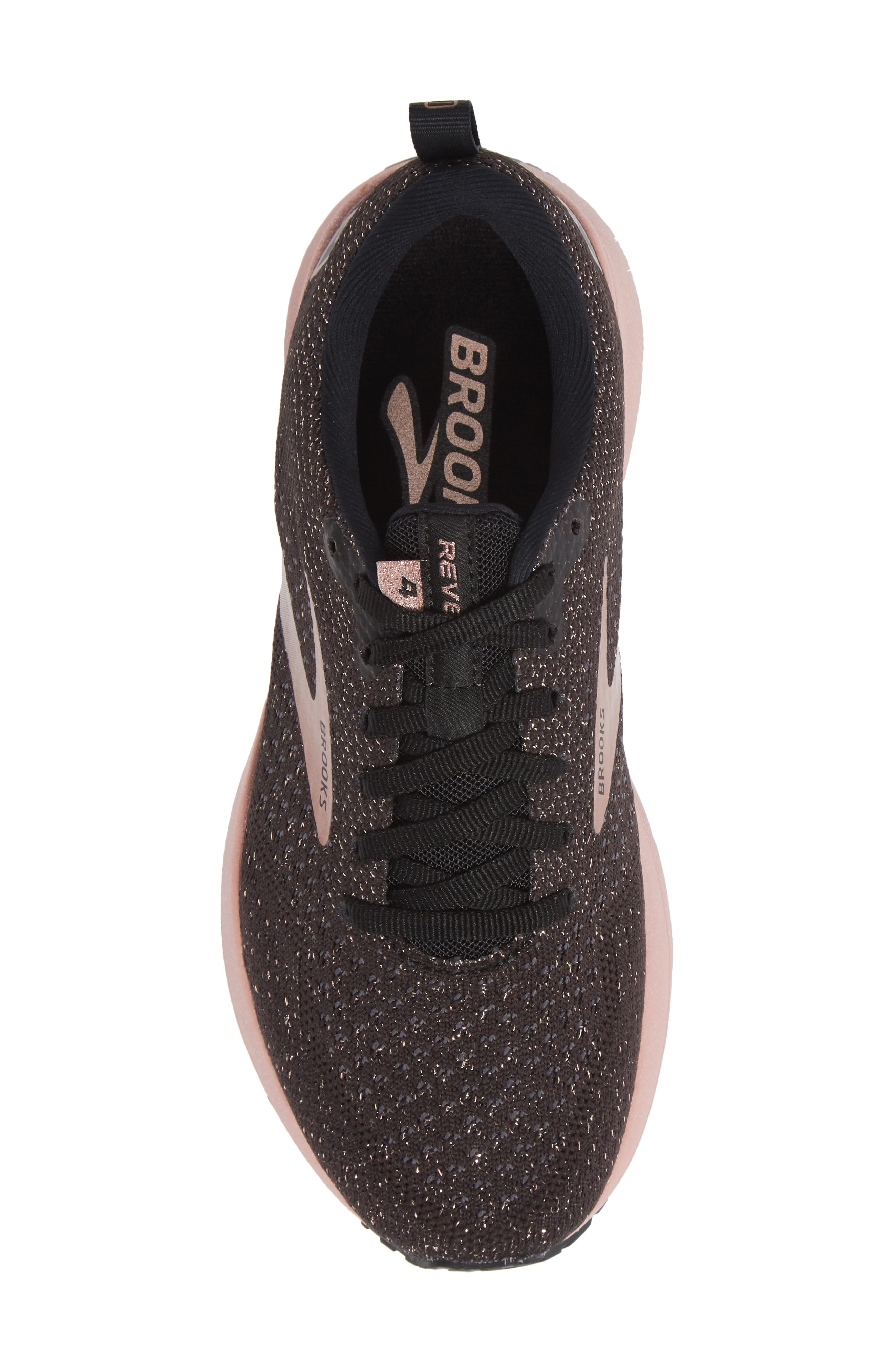 Revel 4 Hybrid Running Shoe, Alternate, color, BLACK/ EBONY/ ROSE GOLD