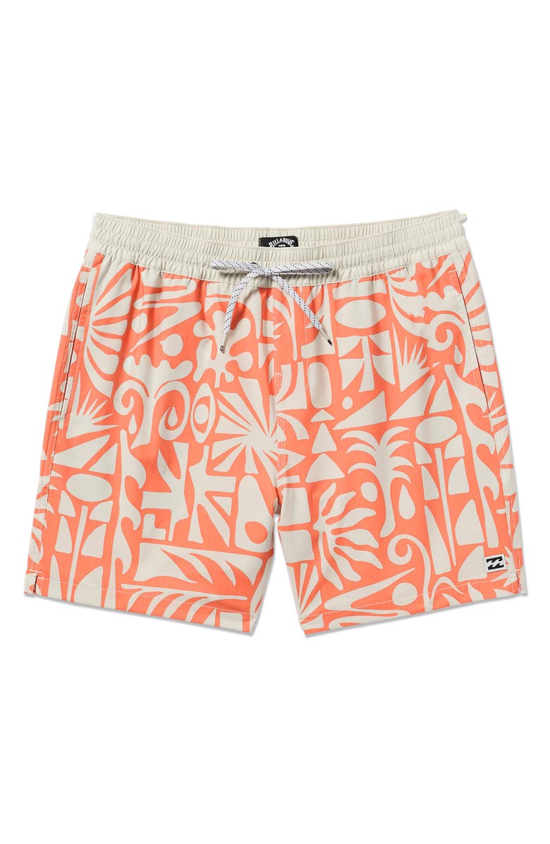 Billabong Good Times Swim Trunks, Alternate, color, Coral