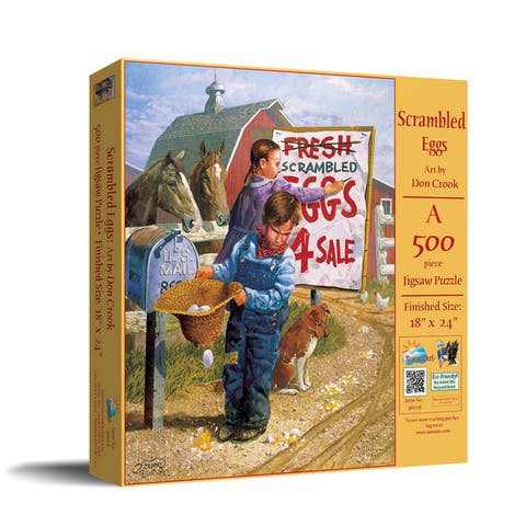 Scrambled Eggs 500 piece Jigsaw Puzzle for Adults