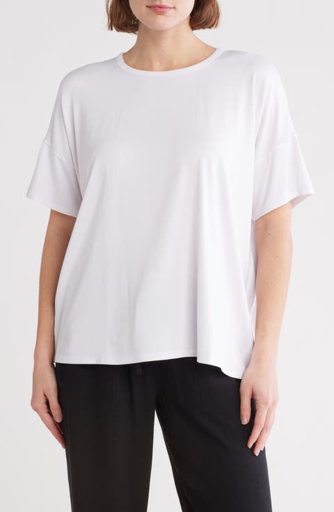 Jersey Crewneck Boxy T-Shirt