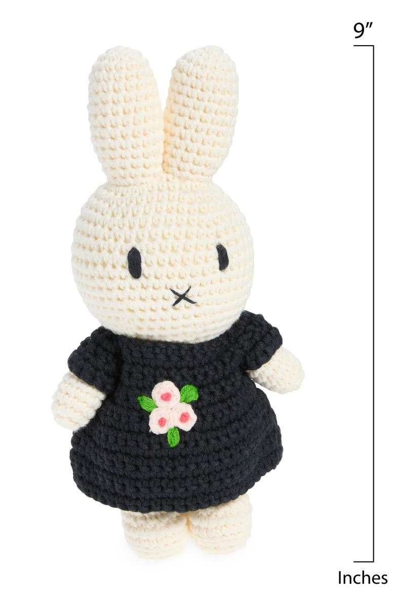 Just Dutch Miffy & Her Rijksmuseum Still Life with Flowers Dress Crocheted Stuffed Animal, Alternate, color, 