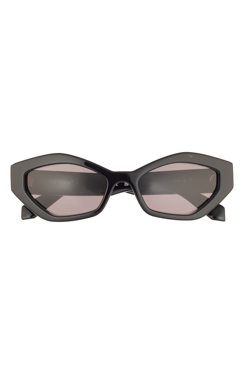 Off-White Hilo Cateye Sunglasses, Main, color, Black Dark Grey