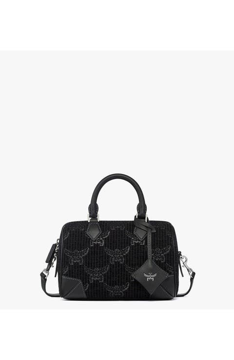 Small Ella Boston Bag in Lauretos Lurex Jacquard