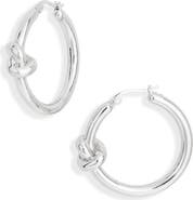 NORDSTROM RACK Demi Fine Knot Hoop Earrings