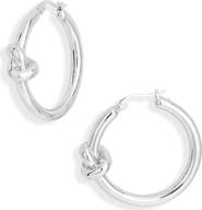 NORDSTROM RACK Demi Fine Knot Hoop Earrings
