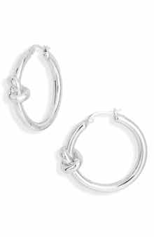 NORDSTROM RACK Demi Fine Knot Hoop Earrings