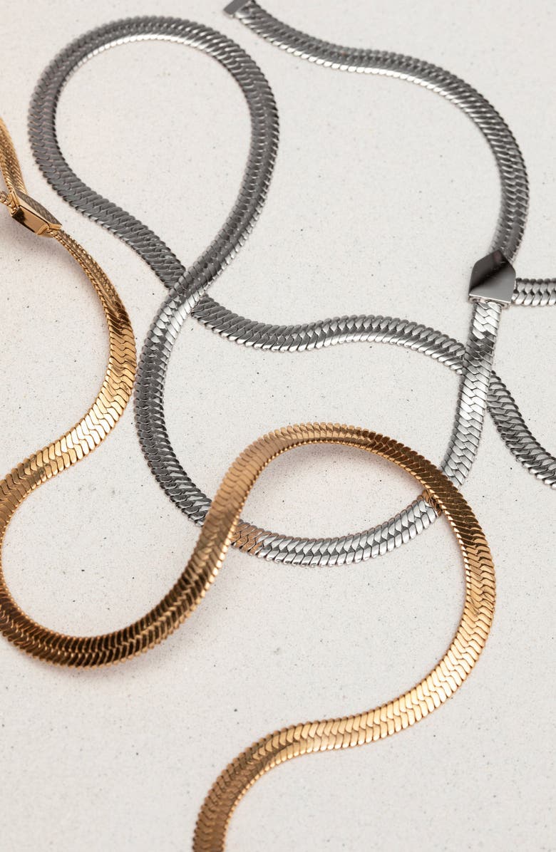 st. Moran Celine Lariat Necklace, Alternate, color, Gold