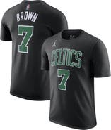 Jordan Brand Men's Jordan Brand Jaylen Brown Black Boston Celtics 2022/23 Statement Edition Name & Number T-Shirt