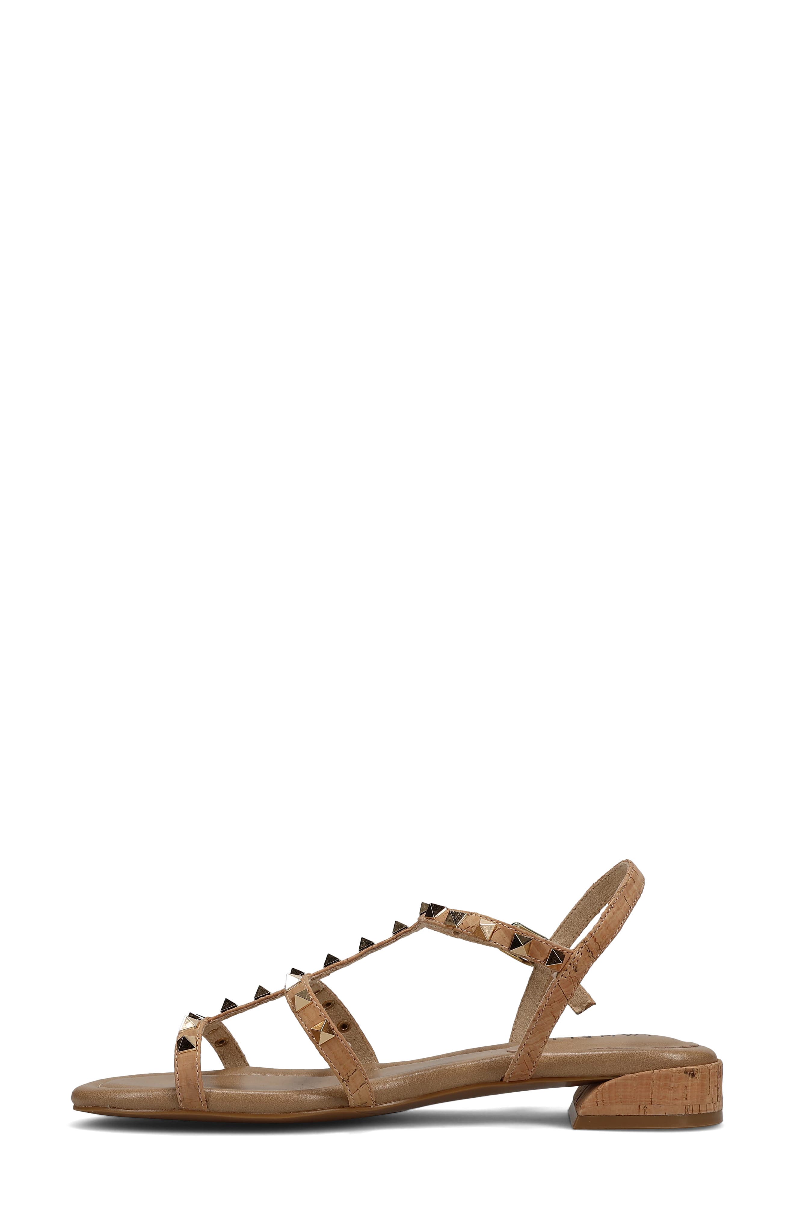 VANELi Becky Studded Sandal, Alternate, color, Natural
