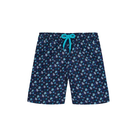 Kids' Micro Ronde Des Tortues Rainbow Swim Shorts