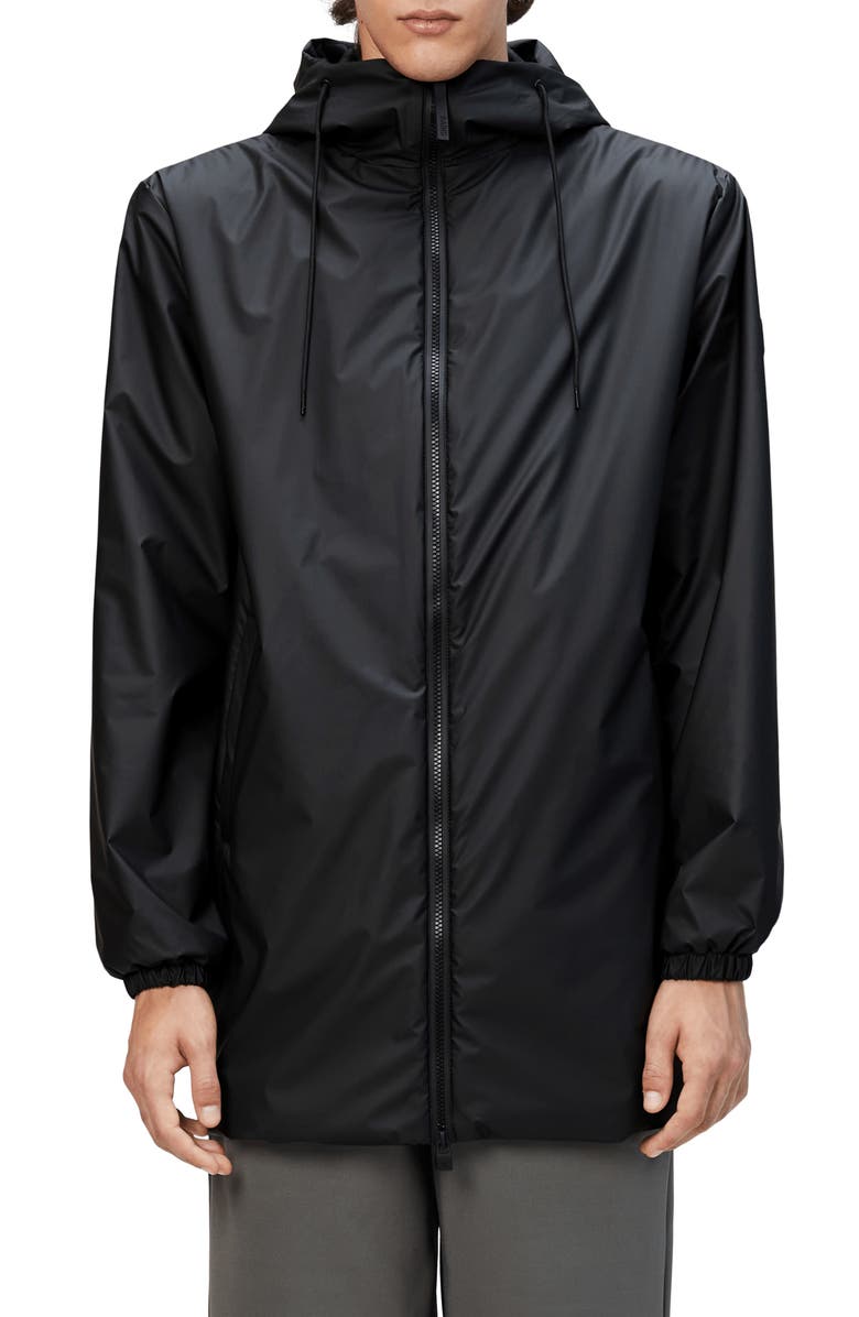Rains Lohja Long Insulated Rain Jacket, Main, color, 