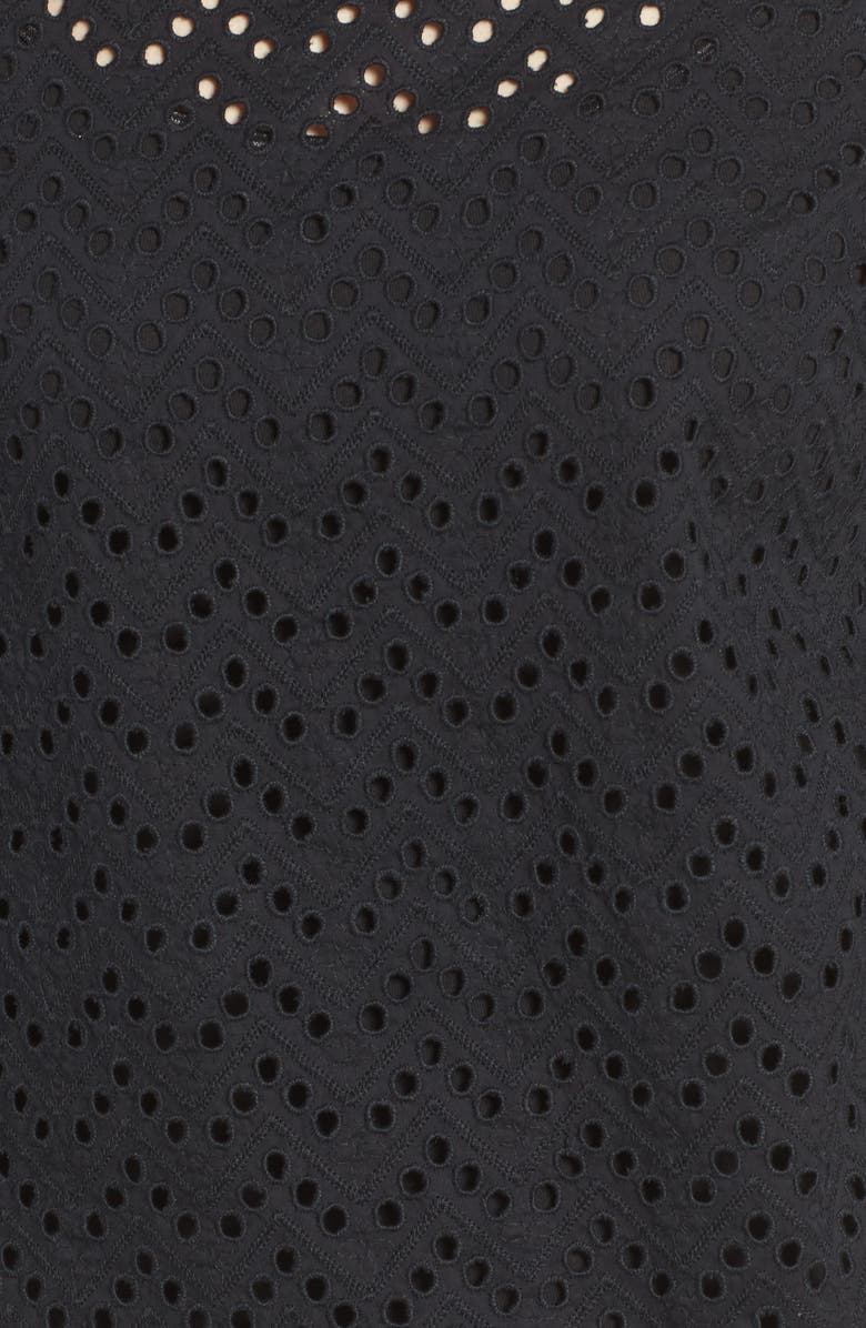 Halogen<sup>®</sup> Eyelet Bell Sleeve Top, Alternate, color, 