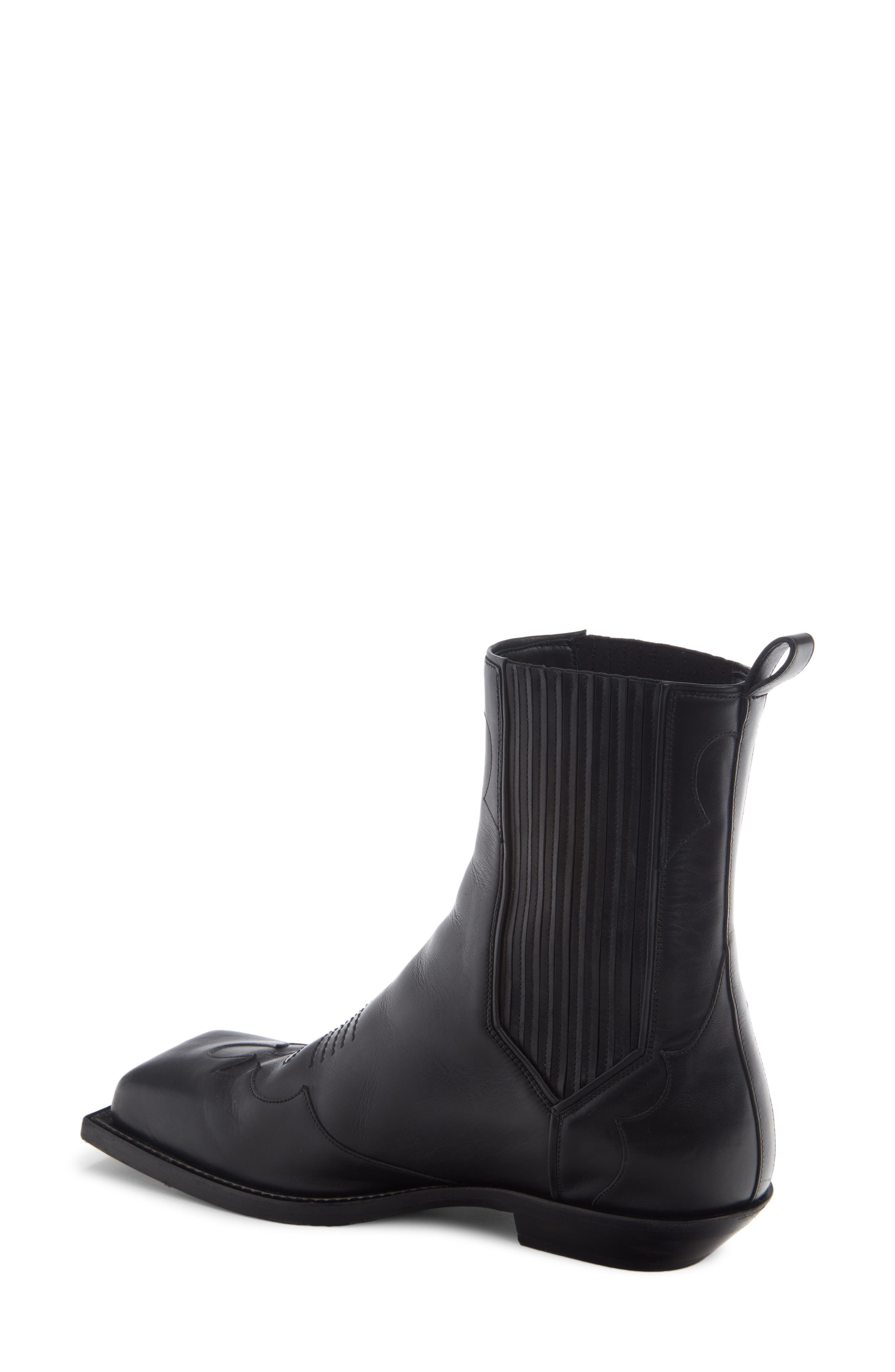 Balmain Square Toe Western Boot, Alternate, color, 