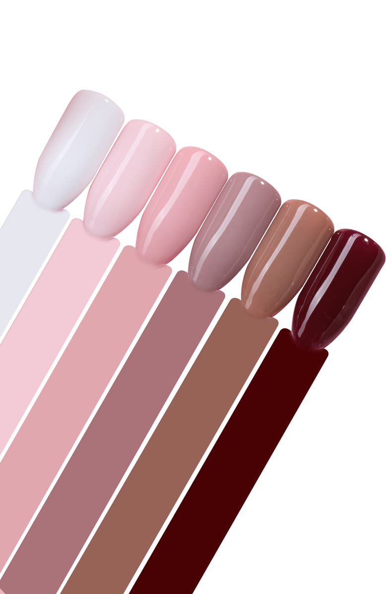 Beetles Neutral Gel Polish Set 6 Colors, Alternate, color, Nude Pink Brown